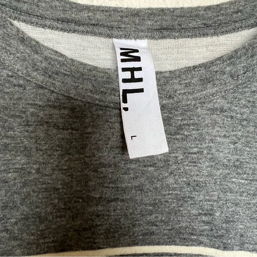 Margaret Howell MHL Long Sleeve Stripe Top-Large - Picture 3 of 4